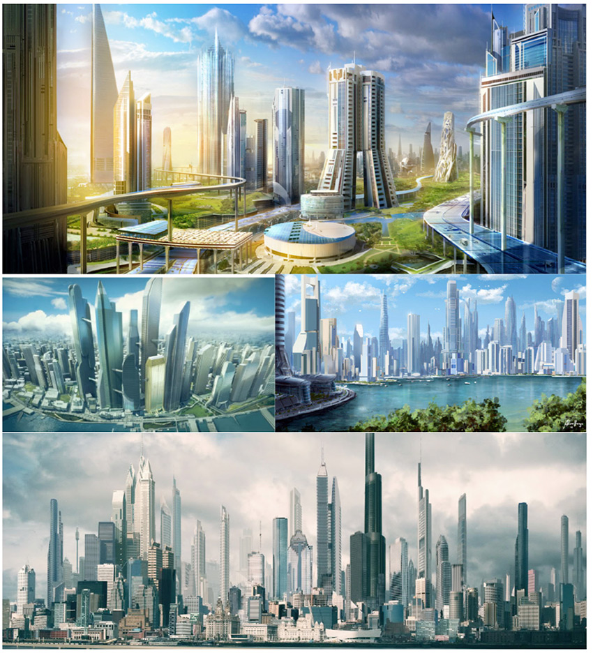 Future cities concept