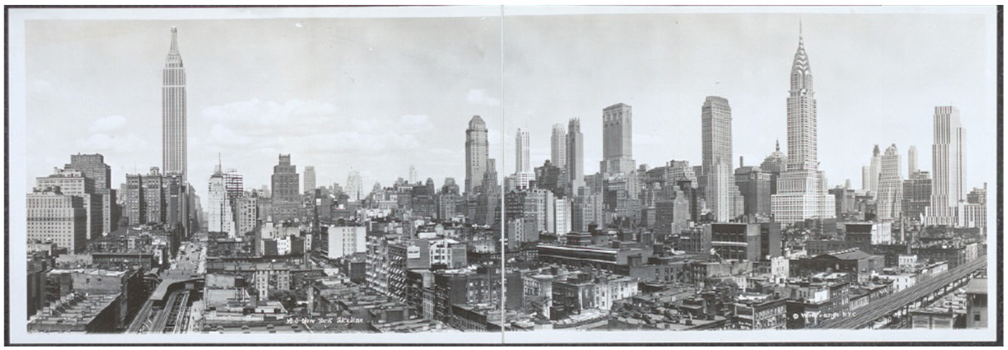 NYC skyline in 1948