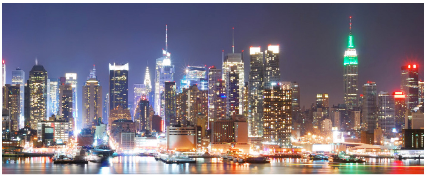 NYC skyline in 2018