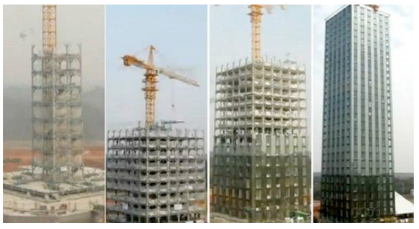 Broad sustianable buildings prefabricated skyscraper