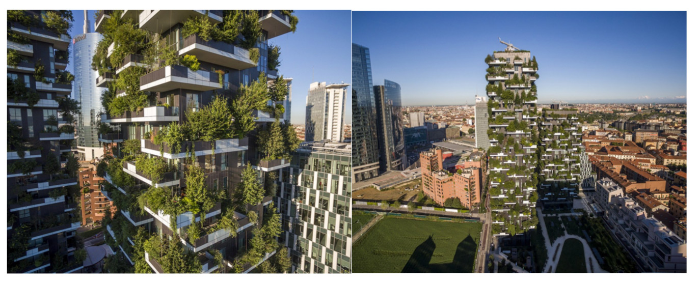 Bosco Verticale towers in Milan