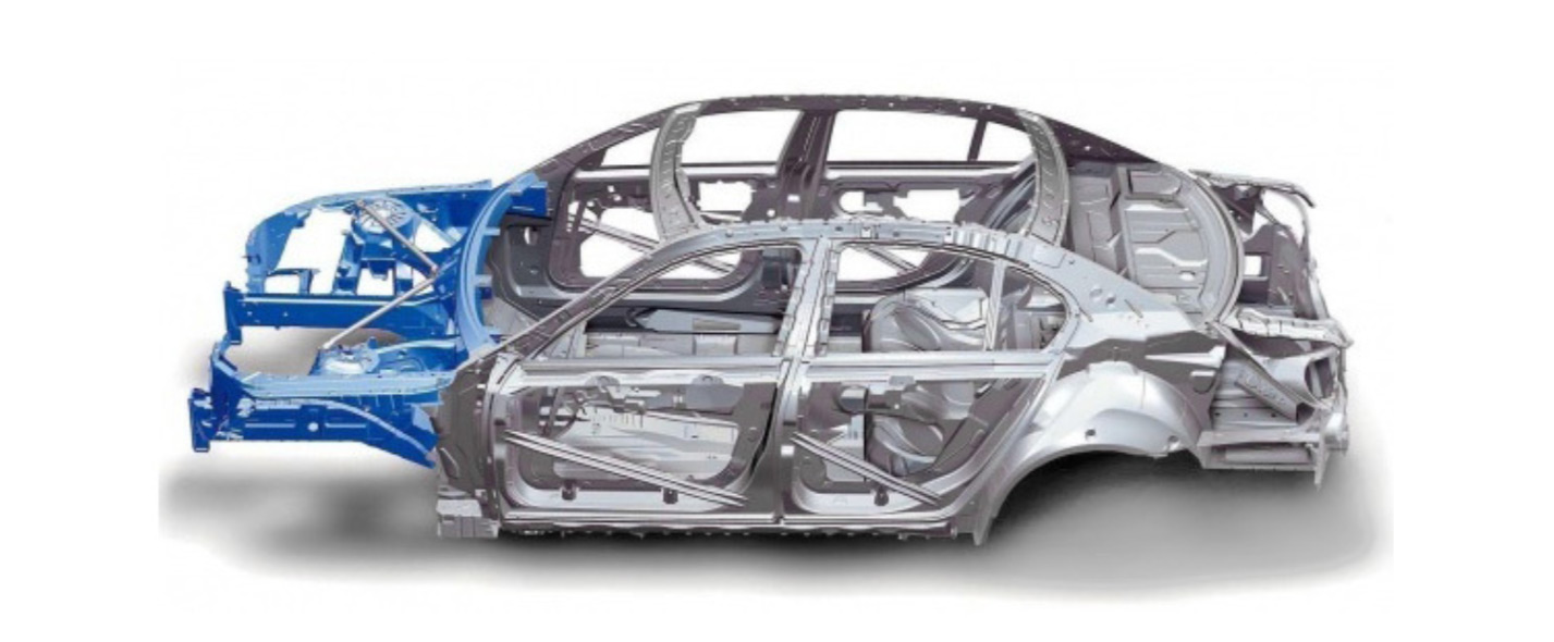 Aluminum vehicle chassis that could be replaced or completmeneted with graphene