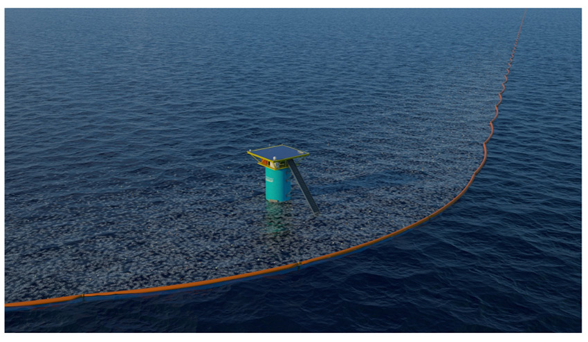 Ocean cleanup project sieve