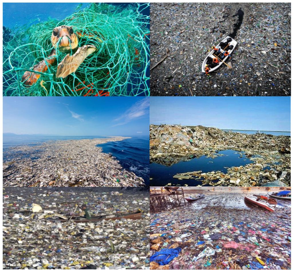 Examples of ocean trash