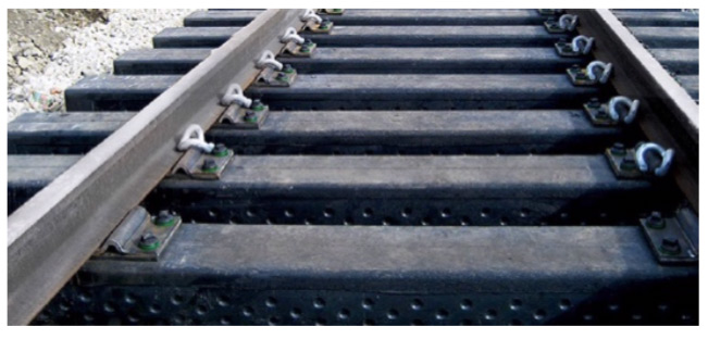 Image of Ecotrax synthetic railroad ties