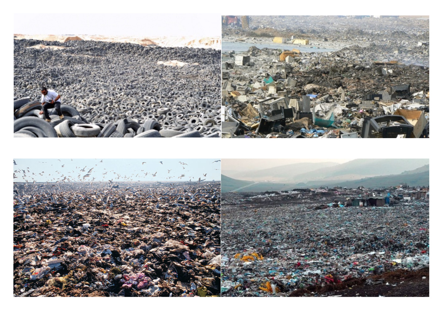 Global waste piles