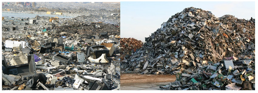 discarded electronic waste