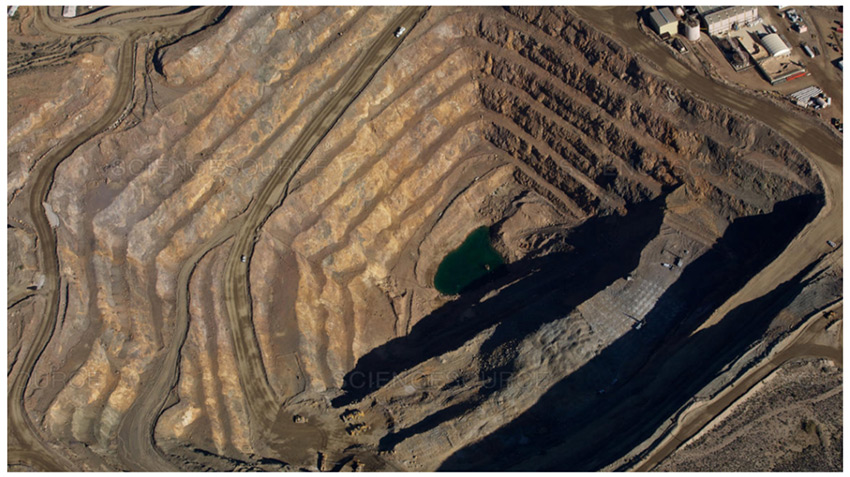 Mountain Pass rare earth metal mine in California