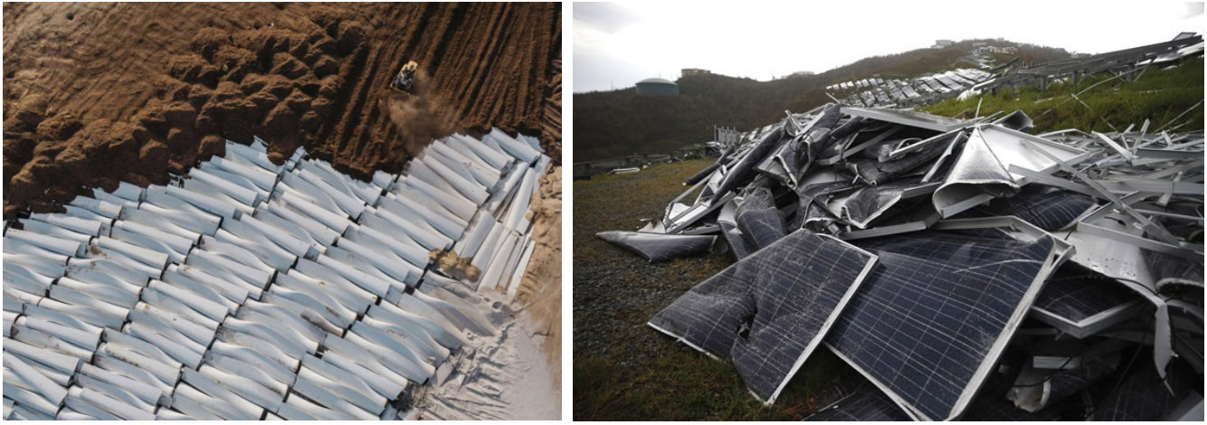 Discarded renewable power in landfills