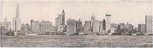 NYC skyline 1914