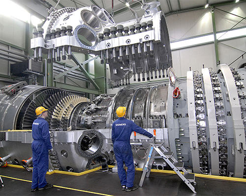 Mass-produced gas turbines