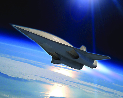 SR-72 hypersonic aircraft prototype