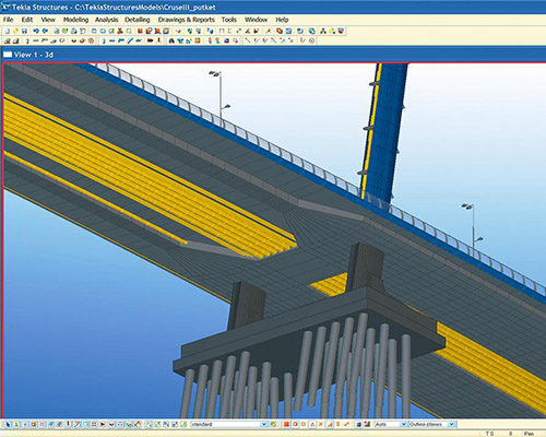 3D modeled bridge